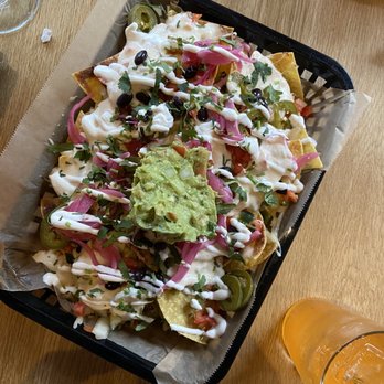 Taquerio - nachos (beautiful but cold) - Tacos Near Me - Mystic, Connecticut Taquerio - nachos (beautiful but cold) - Tacos Near Me - Mystic, Connecticut