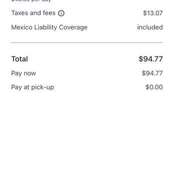 Economy Rent a Car - This is Expedia price quote showing Mexican liability is included but in reality it is not acceptable by 3rd parties. - Car Rental Near Me - Centro, OAX Economy Rent a Car - This is Expedia price quote showing Mexican liability is included but in reality it is not acceptable by 3rd parties. - Car Rental Near Me - Centro, OAX