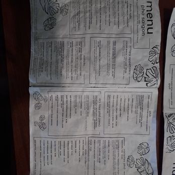 Pho Saigon - Menu - Vietnamese Near Me - Honolulu, Hawaii