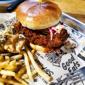 Chicken and the Wolf - Medium Nashville sandwich - Chicken Wings Near Me - Tulsa, Oklahoma
