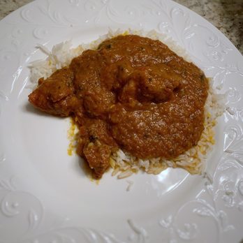 Kebab N Kurry - Carry out: Basmati rice w big dollop of Lamb Madras. (Plate not included!) - Indian Near Me - Saint Charles, Missouri Kebab N Kurry - Carry out: Basmati rice w big dollop of Lamb Madras. (Plate not included!) - Indian Near Me - Saint Charles, Missouri