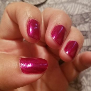 Prestige Nails & Spa - Checkout cuticles, polish clumped in middle, with a strange edge! I could've done better myself. - Nail Salons Near Me - Sunrise, Florida Prestige Nails & Spa - Checkout cuticles, polish clumped in middle, with a strange edge! I could've done better myself. - Nail Salons Near Me - Sunrise, Florida