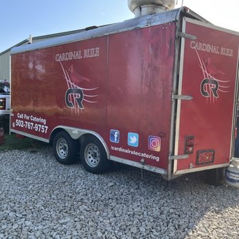 Cardinal Rule Catering - Back of food truck - Caterers Near Me - Louisville, Kentucky Cardinal Rule Catering - Back of food truck - Caterers Near Me - Louisville, Kentucky