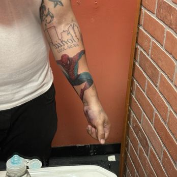 Anarchy Tattoo Studio - Spiderman Tattoo - Tattoo Near Me - Anaheim, California
