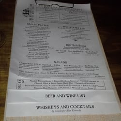 The Honeysuckle - Menu