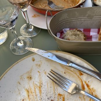 Bouchon Tupin - Empty plates I guess we didn't like it. - French Near Me - Lyon, 69