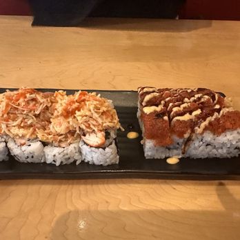 HakkaChow - Volcano and Red Sea Roll - Asian Fusion Near Me - Winston-Salem, North Carolina