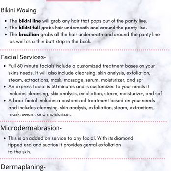 Wickedly Waxed Esthetics - Services provided - Waxing Near Me - Phoenix, Arizona