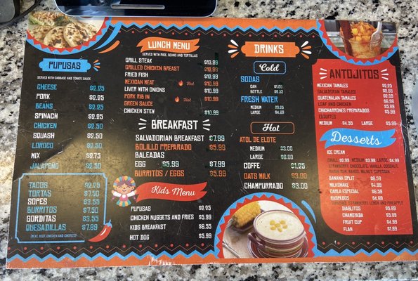 Menu photo 4 Pupuseria Carla Tucker, GA Menu photo 4 Pupuseria Carla Tucker, GA