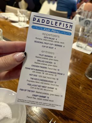 Menu photo 1 Paddlefish Orlando, FL Menu photo 1 Paddlefish Orlando, FL
