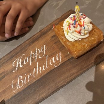 Founding Farmers Tysons - Birthday cake - New American Near Me - Tysons, Virginia