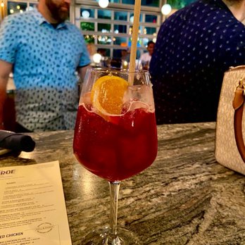 The Monroe - Red Apple Brandy Sangria - New American Near Me - Orlando, Florida The Monroe - Red Apple Brandy Sangria - New American Near Me - Orlando, Florida