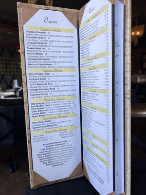 Menu photo 7 Oasis Restaurant  Pleasanton, CA