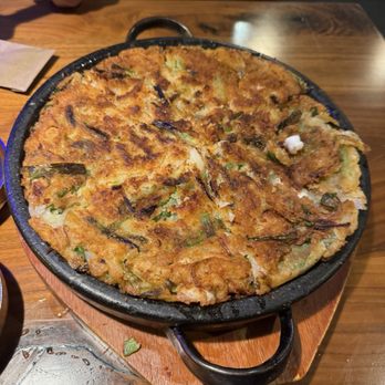 Jin Cook - Seafood pancake extra crispy - Korean Near Me - Buena Park, California Jin Cook - Seafood pancake extra crispy - Korean Near Me - Buena Park, California