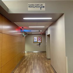 Banner Del E Webb Medical Center - Hallway between Cath Lab and waiting area