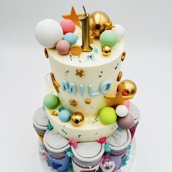 Caitlyn’s Sweets - Custom soda pop 2 tiers cake. - Desserts Near Me Caitlyn’s Sweets - Custom soda pop 2 tiers cake. - Desserts Near Me