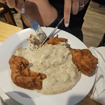 The Junction Kitchen - Biscuits with chicken and gravy - Breakfast & Brunch Near Me - North Charleston, South Carolina