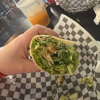Hahvahd Yahd Cafe - Chicken Caesah Wrap - Sandwiches Near Me - Selma, North Carolina