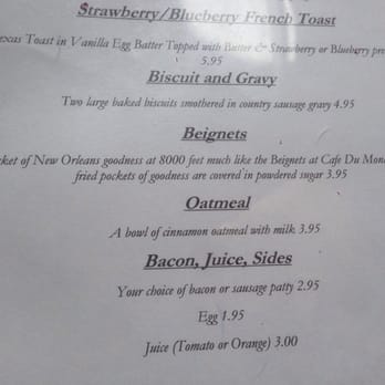 Summit Grill - Beignets at 8000+ ft. - American Near Me