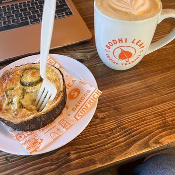 Bodhi Leaf Coffee Traders - Cheese jalapeño quiche! - Coffee & Tea Near Me - Placentia, California Bodhi Leaf Coffee Traders - Cheese jalapeño quiche! - Coffee & Tea Near Me - Placentia, California