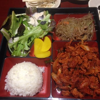 Dolsot House - Spicy Pork Bento Box - Korean Near Me - Cherry Hill, New Jersey Dolsot House - Spicy Pork Bento Box - Korean Near Me - Cherry Hill, New Jersey