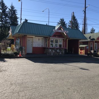 Alpen Village Drive-In - Main building and separate building w/indoor seating - Burgers Near Me - Sultan, Washington Alpen Village Drive-In - Main building and separate building w/indoor seating - Burgers Near Me - Sultan, Washington
