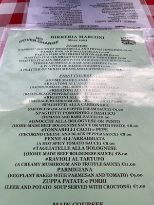 Menu photo 1 Birreria Marconi Rome, RM Menu photo 1 Birreria Marconi Rome, RM