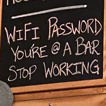 Some Random Bar - I did like this sign though! - New American Near Me - Seattle, Washington