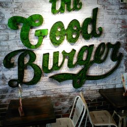 The Good Burger - Logo on the wall inside
