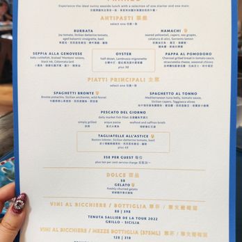 Osteria Marzia - Set menu - Italian Near Me - Hong Kong, HK