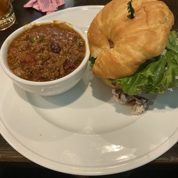 Northside 10 - Lunch special-Chicken salad on croissant with chili for $9 - Bars Near Me - Alexandria, Virginia