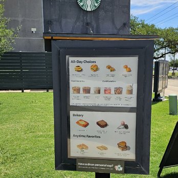 Starbucks - Drive-thru menu - Coffee & Tea Near Me - Cedar Park, Texas