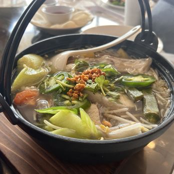 Viva Restaurant - Mekon Catfish Soup Canh Chua Cá  Part of the family meal for 6 - Asian Fusion Near Me - Houston, Texas