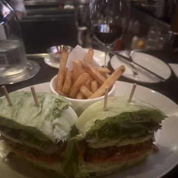 Nick's On 2nd - House Made Veggie Burger with vegan requests - New American Near Me - Long Beach, California Nick's On 2nd - House Made Veggie Burger with vegan requests - New American Near Me - Long Beach, California