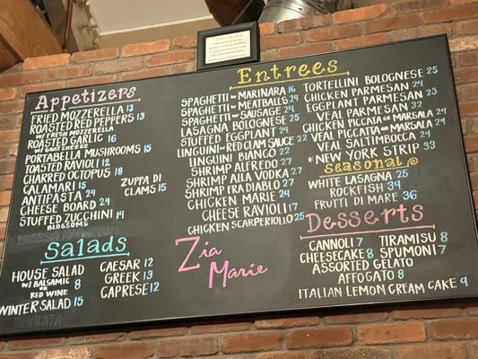 Menu photo 1 Zia Marie Virginia Beach, VA Menu photo 1 Zia Marie Virginia Beach, VA
