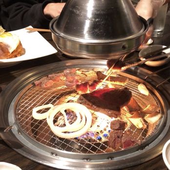 BORI - Spring Branch - Clean grill amazing presentation.  Quality steaks.  Plenty of interesting and tasty side dishes - Korean Near Me - Houston, Texas