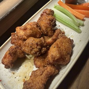Electric Shuffle Austin - Lemon pepper chicken bites w hot honey. - Bars Near Me - Austin, Texas