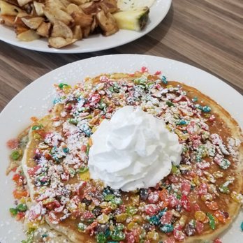 @ The Diner - Fruity Pebbles Cereal Pancakes!!! - Breakfast & Brunch Near Me - Orlando, Florida @ The Diner - Fruity Pebbles Cereal Pancakes!!! - Breakfast & Brunch Near Me - Orlando, Florida