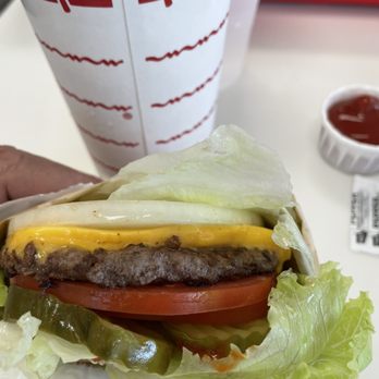 In-N-Out Burger - Protein Style Cheeseburger - Fast Food Near Me - Santa Clara, California In-N-Out Burger - Protein Style Cheeseburger - Fast Food Near Me - Santa Clara, California