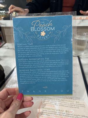 Menu photo 3 Peach Blossom Eatery Newark, DE