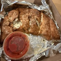 DeMatteo's Pizza - Strombolli lunch special with Canadian Ham and Sausage