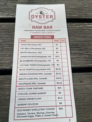 Menu photo 1 Standard Oyster Company Hickory, NC Menu photo 1 Standard Oyster Company Hickory, NC