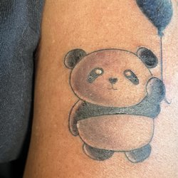 NY Ink Studio - This panda bear represents my 4 month old grandson.