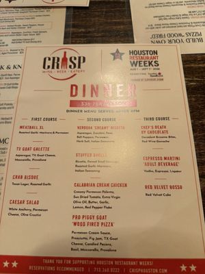 Menu photo 1 Crisp Houston, TX Menu photo 1 Crisp Houston, TX