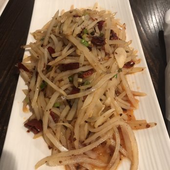 Blue & Fly Asian Kitchen - Shredded potato. Makes your mouth numb! Soooo good. - Chinese Near Me - Omaha, Nebraska Blue & Fly Asian Kitchen - Shredded potato. Makes your mouth numb! Soooo good. - Chinese Near Me - Omaha, Nebraska