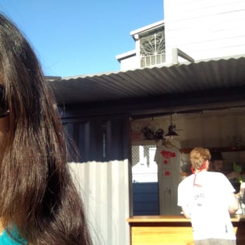 Biergarten - Long line for beer on a rare hot day in SF. - German Near Me - San Francisco, California
