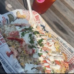 Rhode Island Seafood Festival - Lobster nachos.