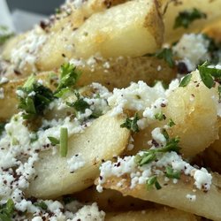 The Pita House - Greek fries with new smaller bits of feta.