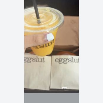 Eggslut - Fresh Orange Juice Bacon, Egg & Cheese - Breakfast & Brunch Near Me - Los Angeles, California