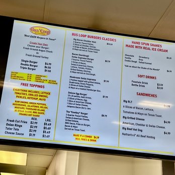 Bus Loop Burgers - Menu - Burgers Near Me - St Ann, Missouri Bus Loop Burgers - Menu - Burgers Near Me - St Ann, Missouri